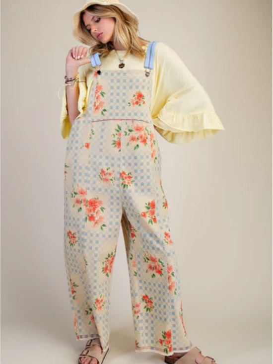 Easel Los Angeles Pants - EASEL Picnic Patchwork Twill
Overalls